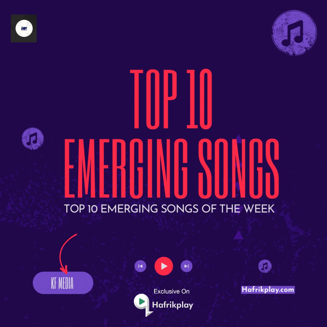 Unveiling the Top 10 Emerging Songs of the Week – Curated By Kf Media